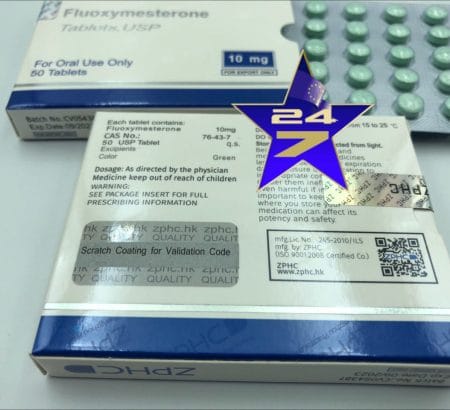 ZPHC Fluoxymesterone | Halotestin | 50 Tablets x 10mg