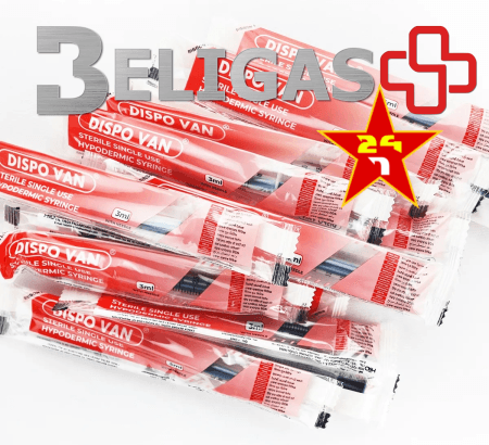 BELIGAS Syringes 3ml – Needles 1.5in 10 Piece
