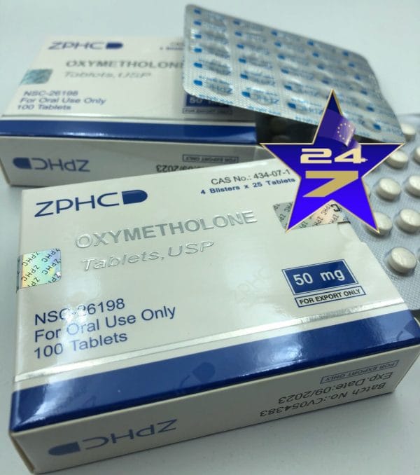 ZPHC Oxymetholone (Anadrol) | 100 Tablets x 50mg