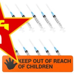 CROWX 👑 Syringes 3ml- 1.5in 10 Piece CROWX 👑 Syringes 3ml- 1.5in 10 Piece