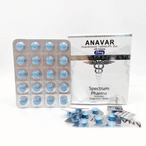 ANAVAR | ZPHC ANAVAR 25 MG SPECTRUMPHARM 100Tab