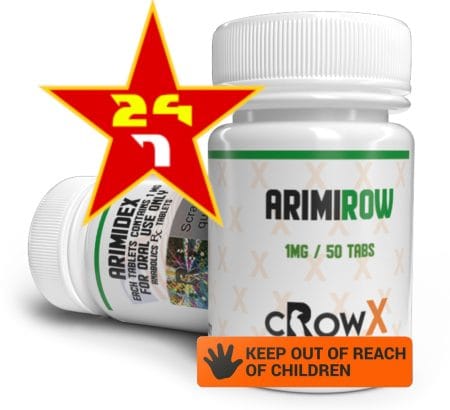 CROWX 👑 ARIMIROW 1 Mg / 50 Tabs ( Anastrozole )