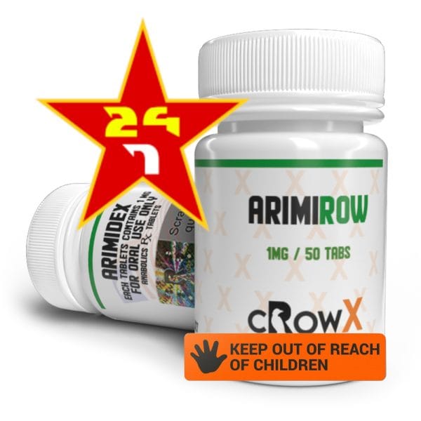 CROWX 👑 ARIMIROW 1 Mg / 50 Tabs ( Anastrozole )