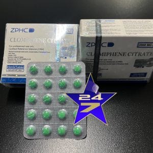 ZPHC Clomid Clomiphene 25mg/tablet | 100 Tablets Total: 2500mg