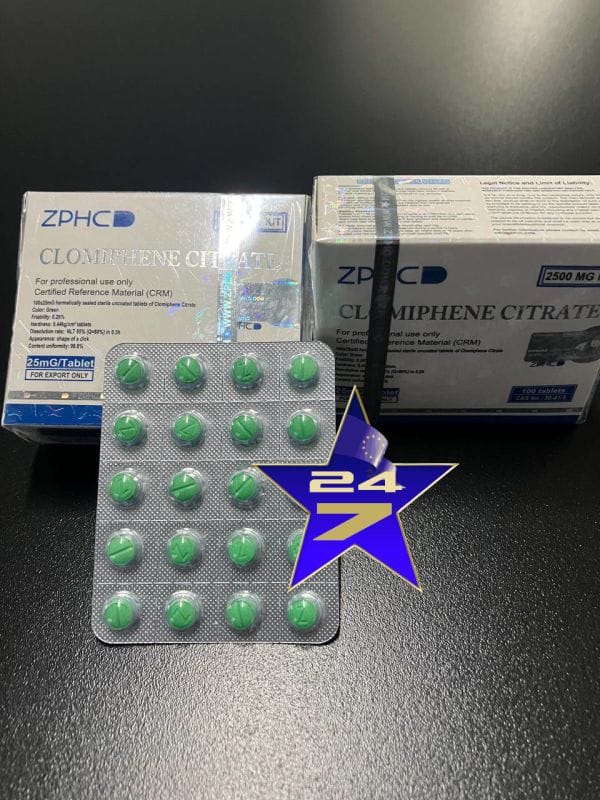 ZPHC Clomid Clomiphene 25mg/tablet | 100 Tablets Total: 2500mg