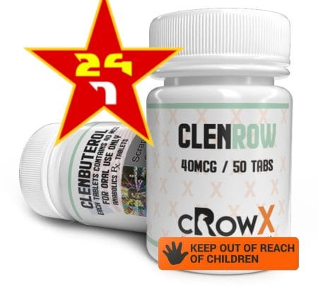 CROWX | CLENROW 40 MCG / 50 Tabs ( Clenbuterol ) CROWX | CLENROW 40 MCG / 50 Tabs ( Clenbuterol )