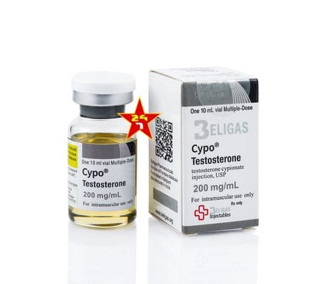 Beligas Cypo Testosterone Cypionate 200mg/ml 10ml vial