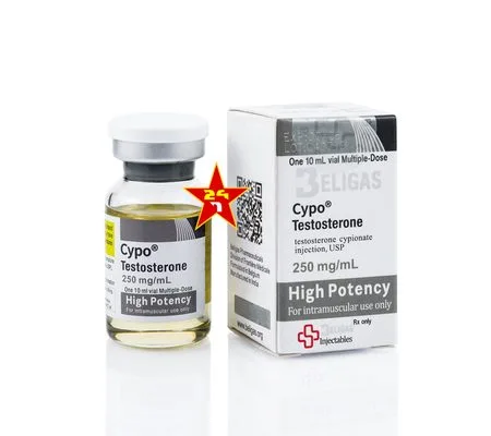 Beligas Cypo Testosterone Cypionate 250mg/ml 10ml vial