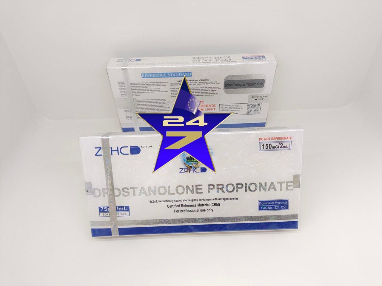ZPHC Drostanolone Propionate 2ml amps x 10 = 75mg/ml | 1500mg ZPHC Drostanolone Propionate 2ml amps x 10 = 75mg/ml | 1500mg