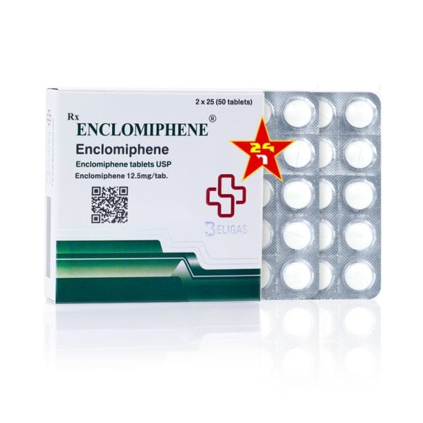 Beligas ENCLOMIPHENE Enclomiphene 12.5mg Tablets x 50
