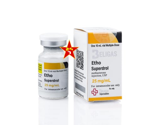 Beligas Etho Superdrol 25mg 10ml vial Beligas Etho Superdrol 25mg 10ml vial