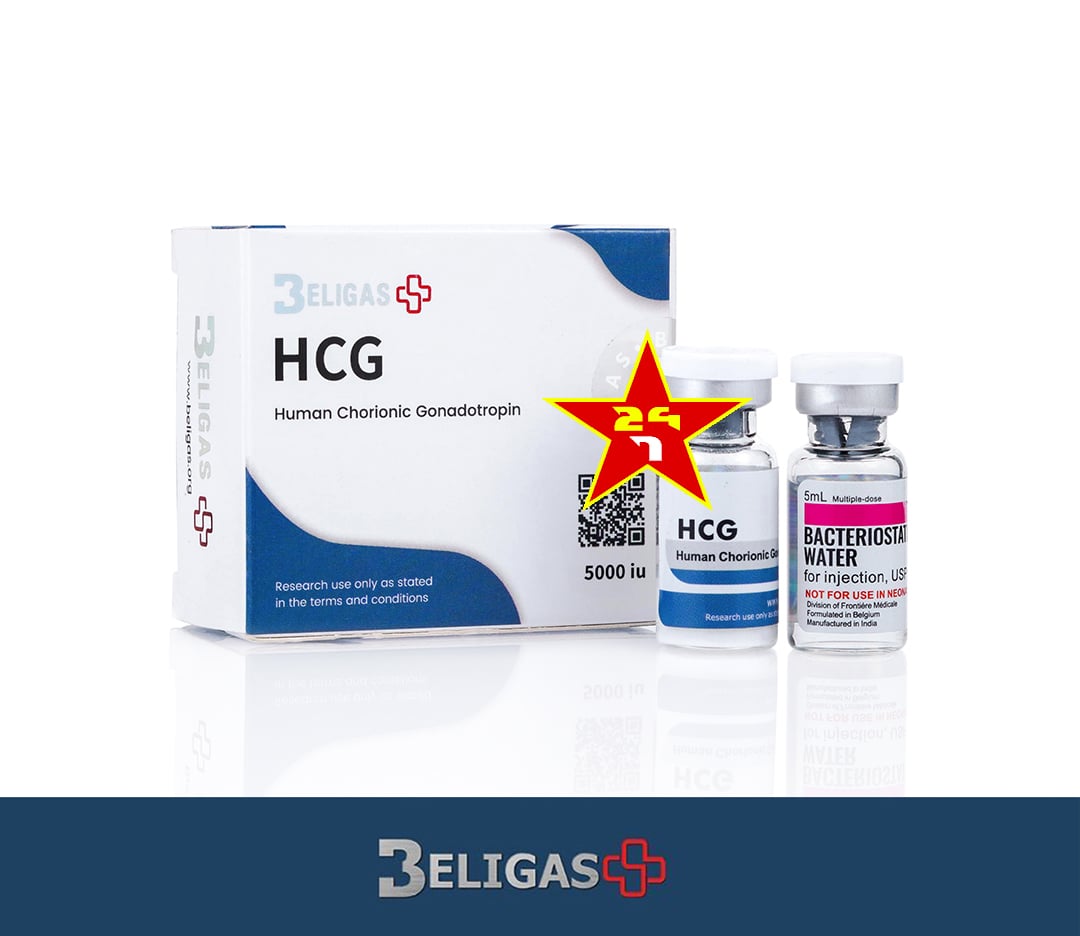 Beligas HCG Human Chrionic Gonadotropin, 5000iu (2 vials)