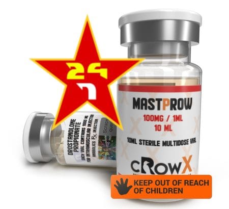 CROWX 👑 MASTPROW 100 MG / 10 ML Vial (Drostanolone Propionate)
