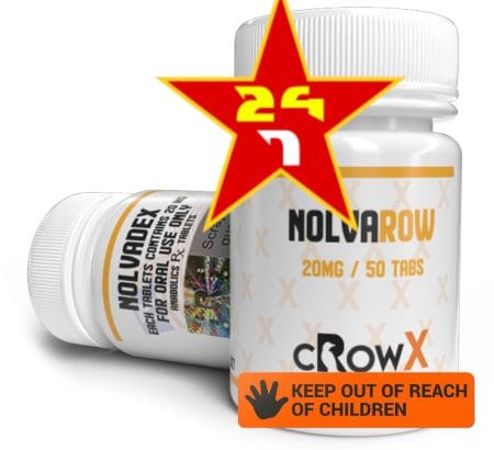 CROWX 👑 NOLVAROW 20 Mg / 50 Tabs (Nolvadex)