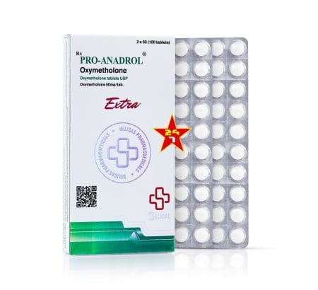 Beligas PRO ANADROL 50mg 100 Film-Coated tablets