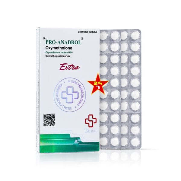 Beligas PRO ANADROL 50mg 100 Film-Coated tablets