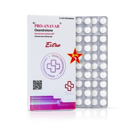 Beligas PRO ANAVAR 50mg 100 Film-Coated tablets