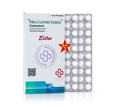 Beligas PRO CLENBUTEROL 40mcg 100 Film-Coated tablets
