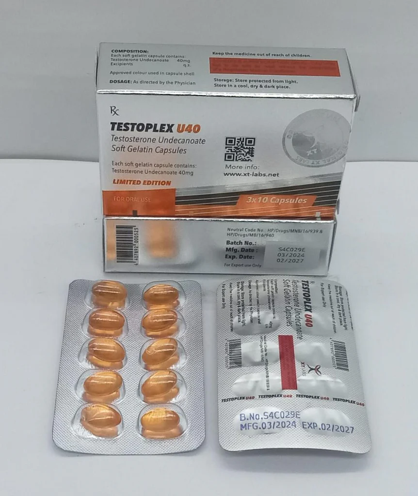 Testoplex U40 Testo Undecanoate Softgels