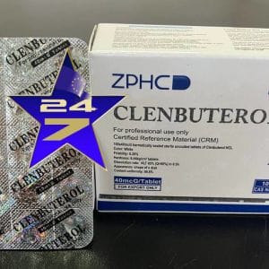 ZPHC Clenbuterol 100 tablets x 40mcg