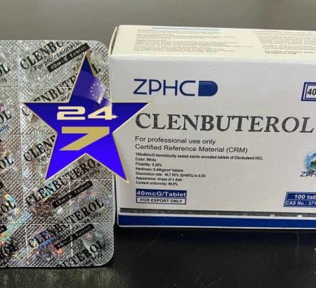 ZPHC Clenbuterol 100 tablets x 40mcg