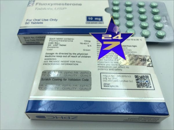 ZPHC Fluoxymesterone | Halotestin | 50 Tablets x 10mg