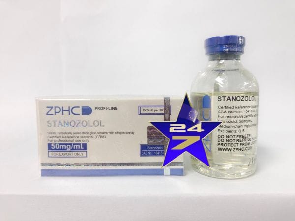 ZPHC Stanozolol 50mg x 30ml 50mg/ml = 1500ml PER VIAL