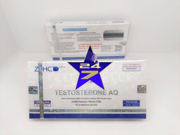 ZPHC Testosterone AQ 100mg/ml | 10 amps x 1ml | 100mg / amp