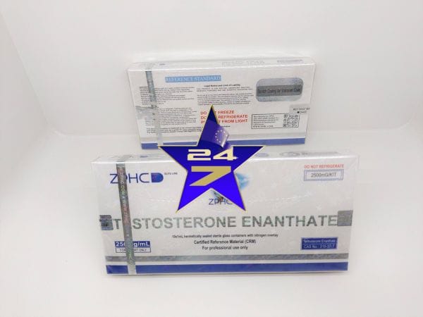 ZPHC Testosterone Enanthate 250mg/ml | 10 amps x 1ml